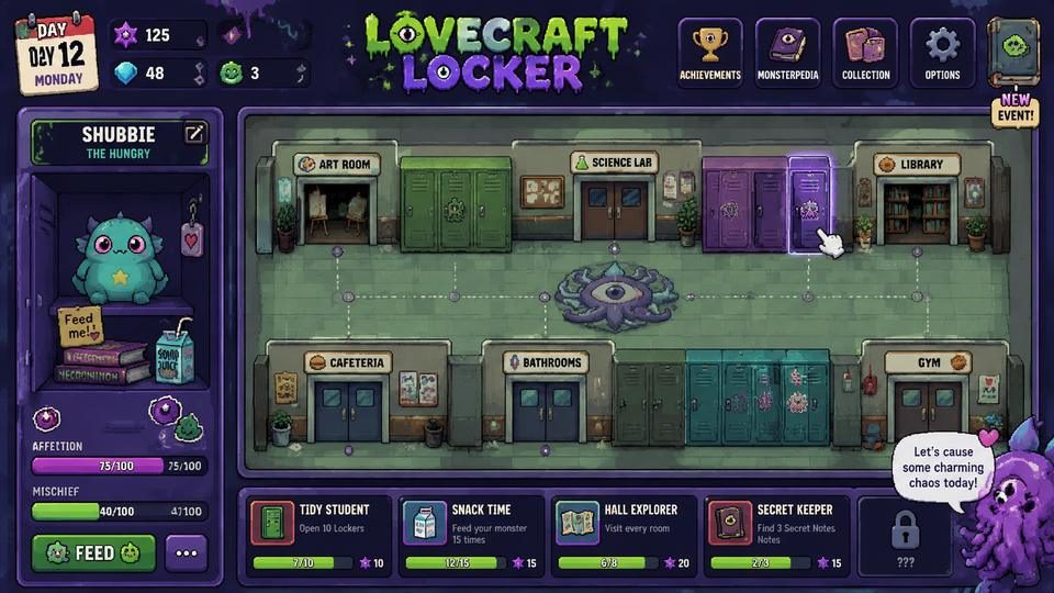 Lovecraft Locker 天数推进 画面 2