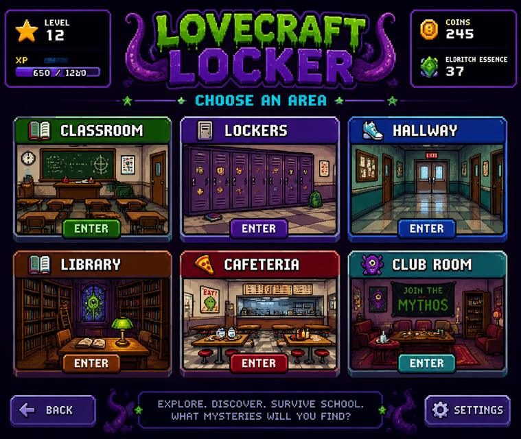 Lovecraft Locker 探索场景 画面 8